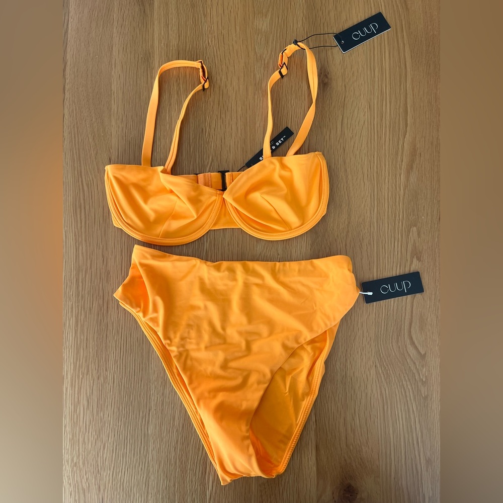NWT - Tangerine Orange Cuup Bikini